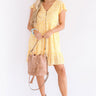 Joy For Days Floral Babydoll Dress in Marigold Image - 1
