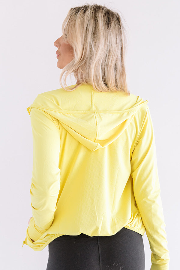 Iced Coffee Run Active Jacket in Yellow – Impressions Online Boutique