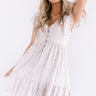 Joy For Days Floral Babydoll Dress in Taupe Image - 1