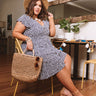Joy For Days Floral Babydoll Dress in Navy Curves Image - 1