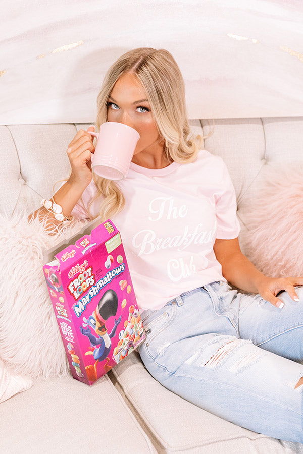 The Breakfast Club Shift Tee in Pink Image - 1