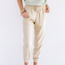 The Puesto High Waist Joggers In Khaki Image - 1