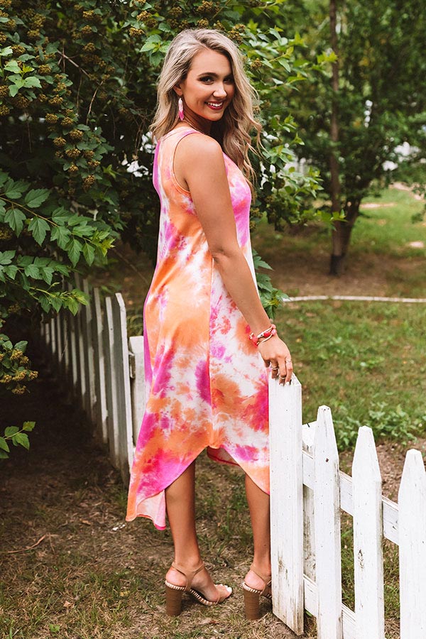 Seaside Memories Tie Dye Midi Image - 5