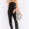 Style Remix Strapless Jumpsuit in Black Image - 1