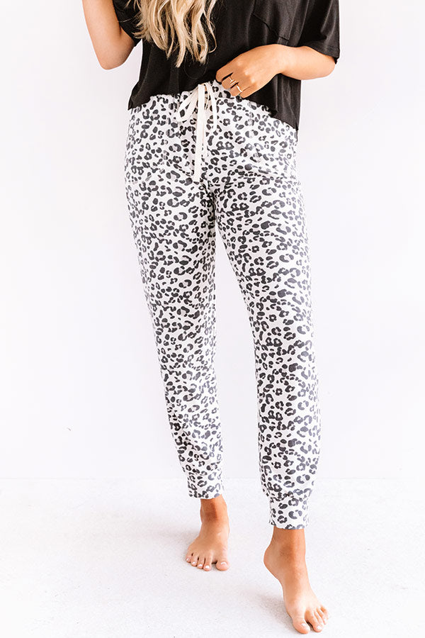 Living in Leopard Joggers Image - 1