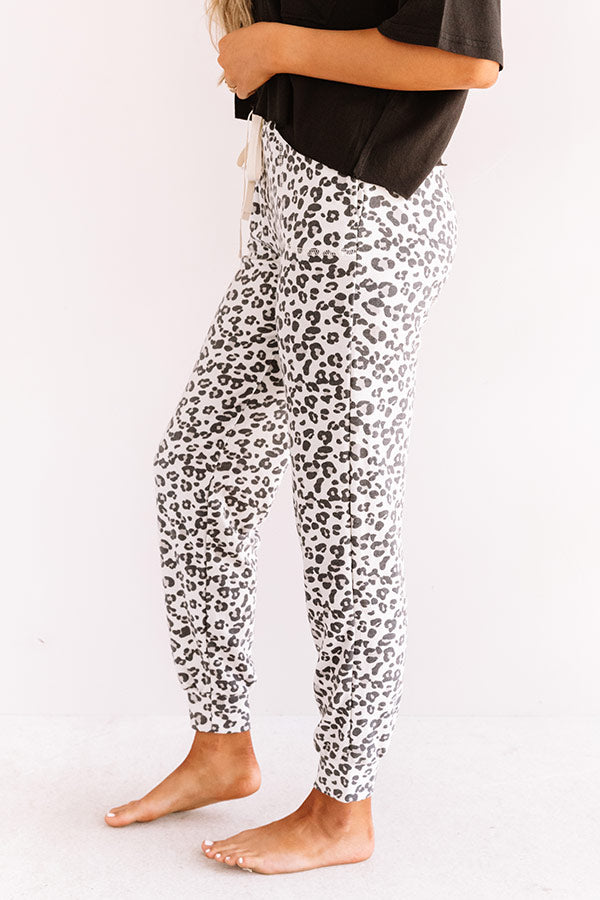 Living in Leopard Joggers Image - 2