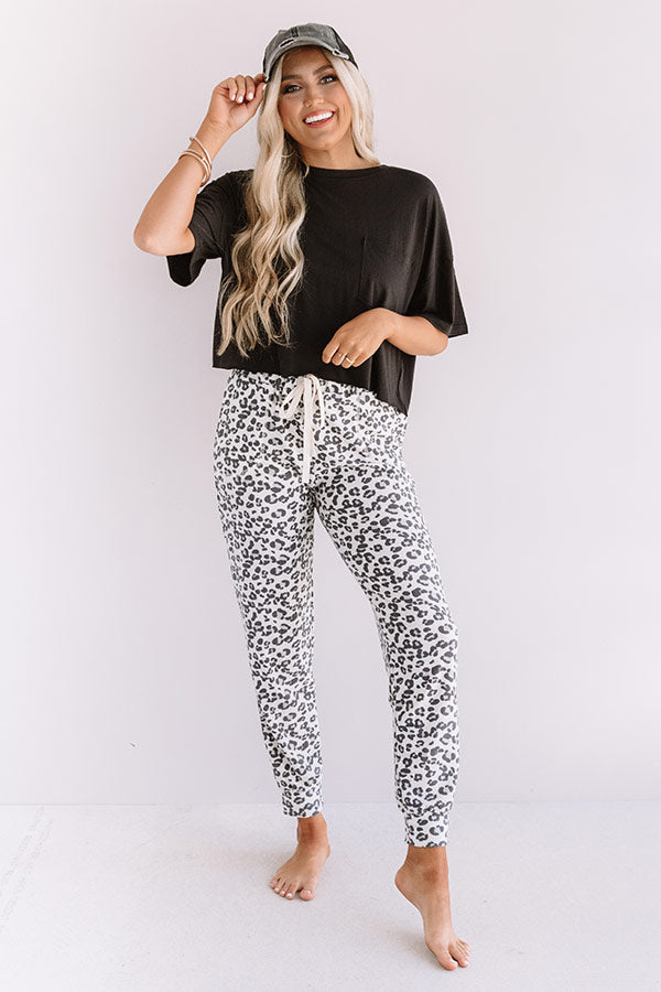 Living in Leopard Joggers Image - 4