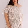 Staycay Kisses Leopard Shift Tee    Curves Image - 1