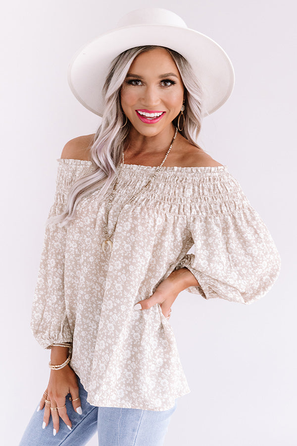 Flirty Forever Floral Shift Top Image - 4