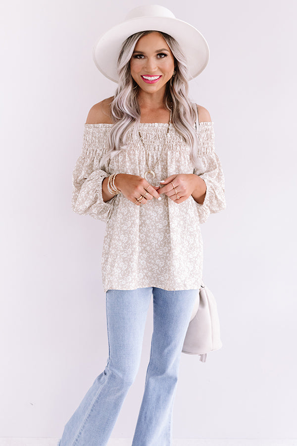 Flirty Forever Floral Shift Top Image - 3