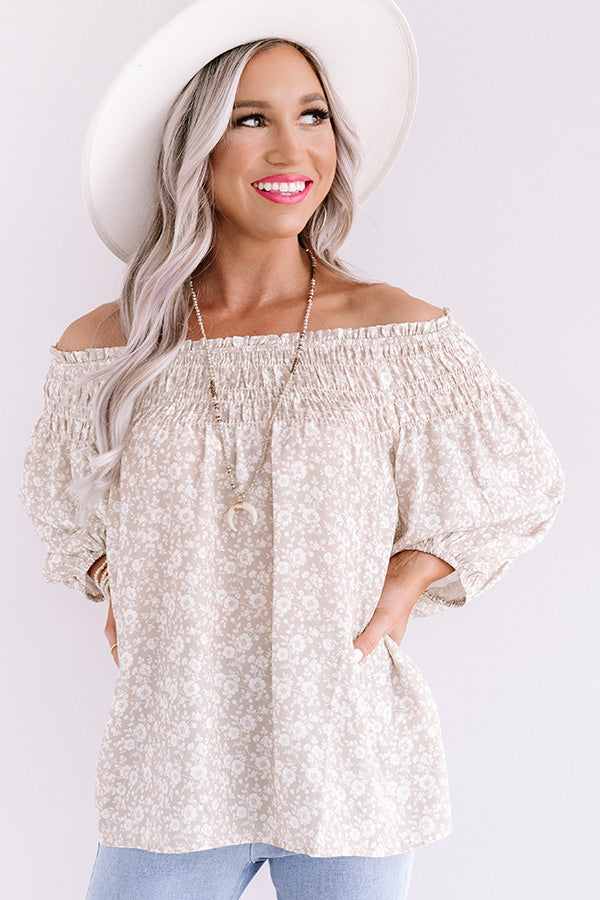 Flirty Forever Floral Shift Top Image - 5