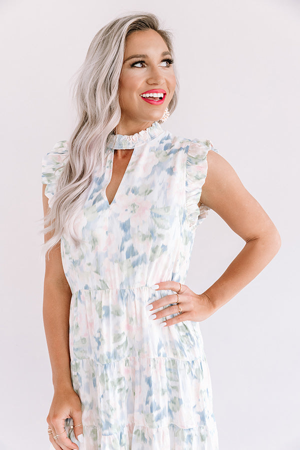 Graceful Garden Tiered Dress Image - 5