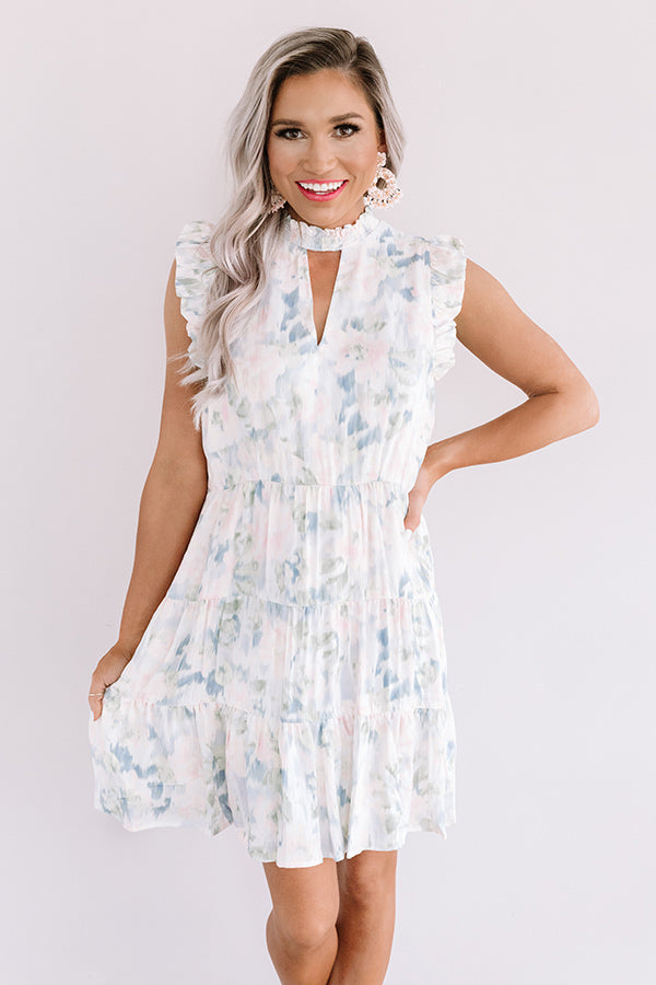 Graceful Garden Tiered Dress Image - 1