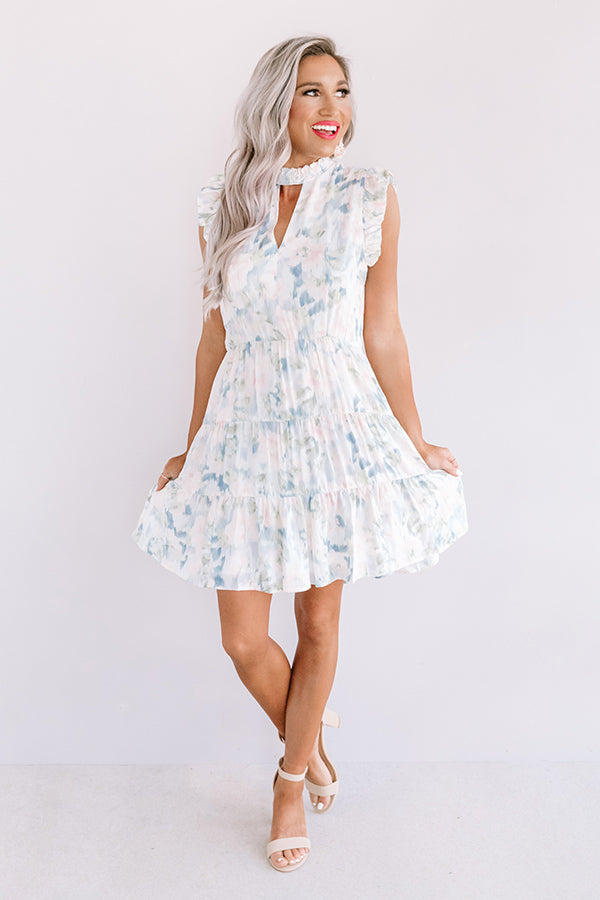 Graceful Garden Tiered Dress Image - 2