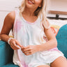 Cotton Candy Skies Tie Dye Tank Image - 1