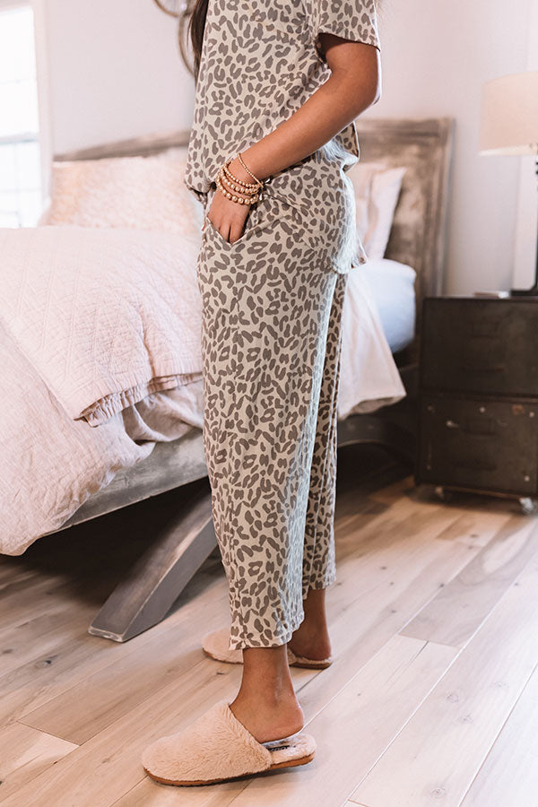 Staycay Kisses Leopard Pants Image - 3