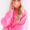 Solo Trip Cloth Face Mask in Neon Coral Tie Dye Image - 1