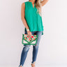 Riverside Romance Shift Top In Emerald Image - 1