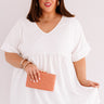 Downtown Brooklyn Babydoll Top In Cream Curves Image - 1