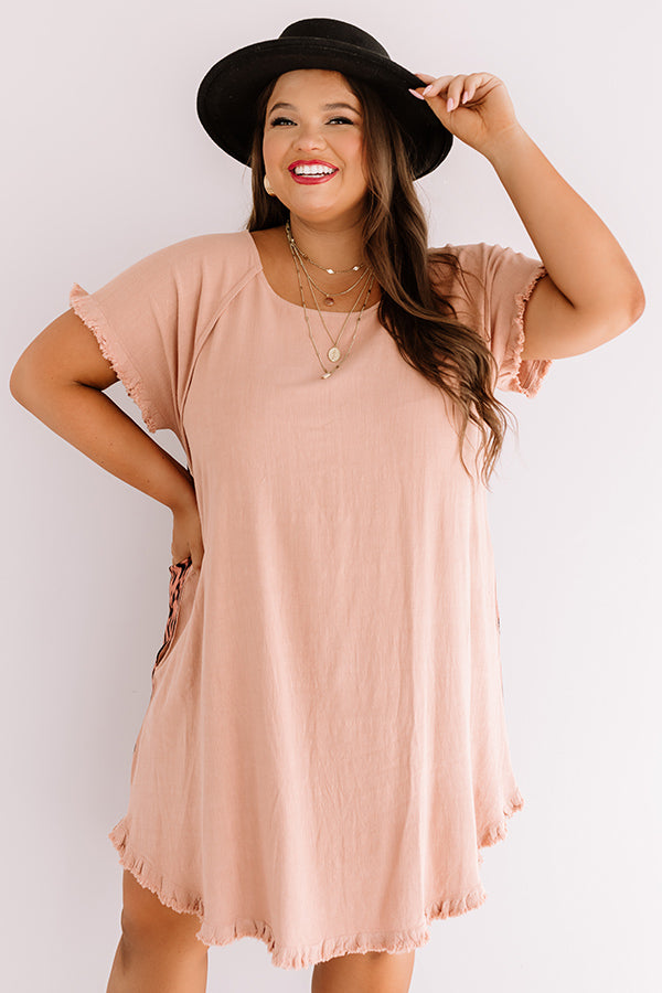 Wild Wishes Frayed Leopard Dress Curves Image - 3