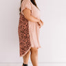Wild Wishes Frayed Leopard Dress Curves Image - 1