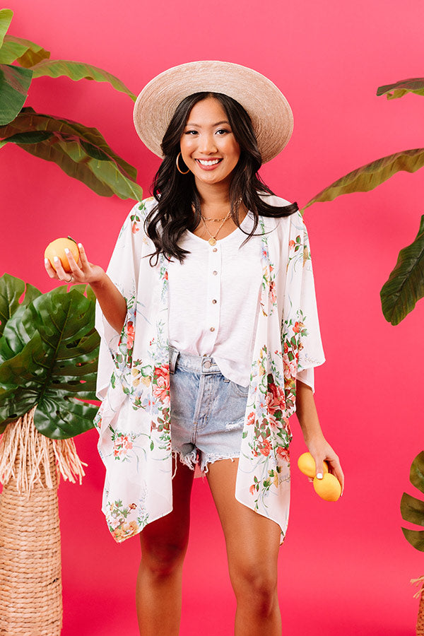 Under The Magnolias Floral Overlay Image - 1