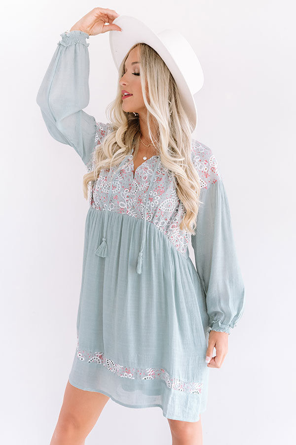 Gondola Gorgeous Babydoll Tunic Dress In Limpet Shell Image - 1