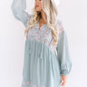 Gondola Gorgeous Babydoll Tunic Dress In Limpet Shell Image - 1