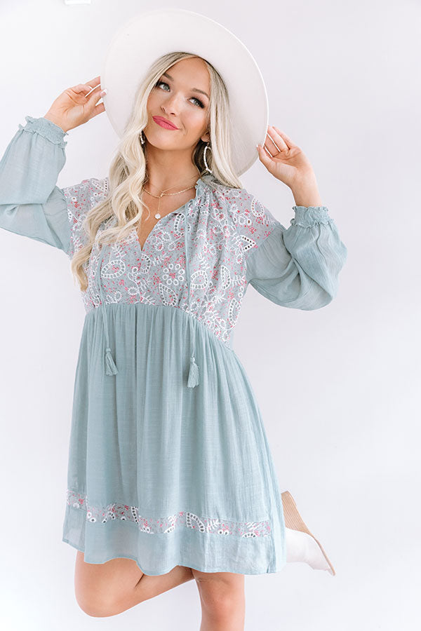 Gondola Gorgeous Babydoll Tunic Dress In Limpet Shell • Impressions ...