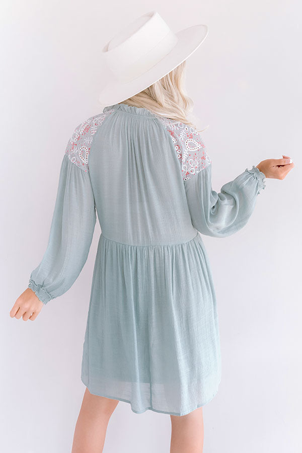 Gondola Gorgeous Babydoll Tunic Dress In Limpet Shell Image - 5