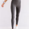 Let's Chill Ultra Soft Midrise Legging in Charcoal Image - 1