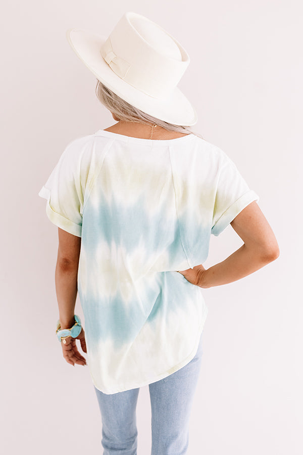 Backyard Oasis Tie Dye Tee Image - 4