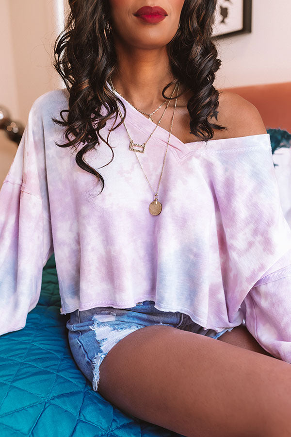 Sorbet Season Tie Dye Crop Top Image - 5