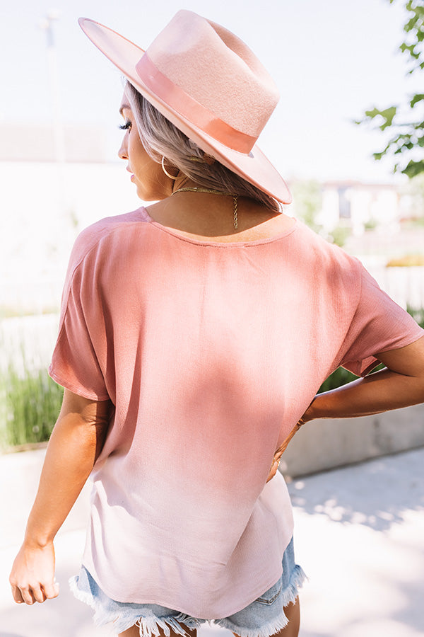 Watercolor Kisses Ombre Top Image - 1