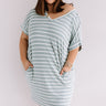 Kisses And Stripes Dress In Pear Curves Image - 1
