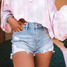 The Calloway High Waist Distressed Shorts Image - 1