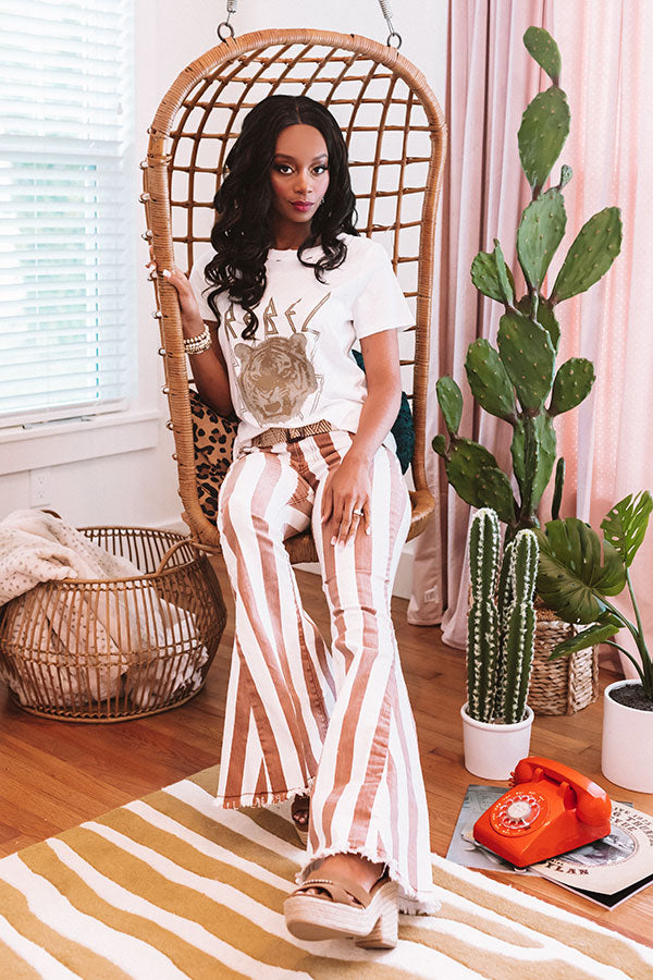 Rebel Distressed Shift Tee Image - 1