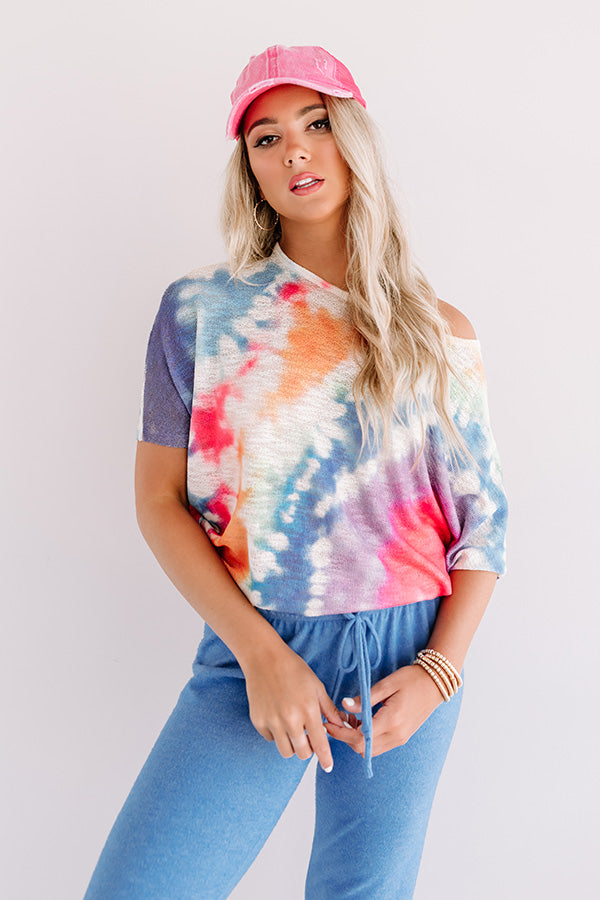 Sunshine Forecast Tie Dye Top Image - 3