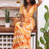 Paradise Is Waiting Tie Dye Maxi Image - 1