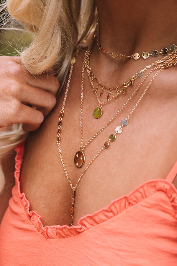 Nothing Better Than This Layered Necklace In Gold Image - 4