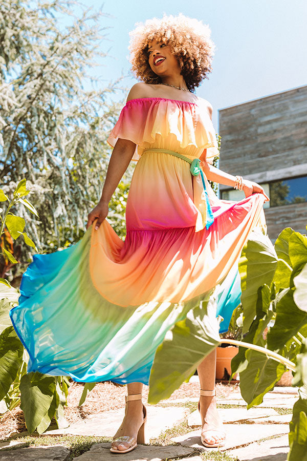 Watercolor Sunrise Maxi Image - 1