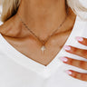 Bracha Hopeful Cross Necklace Image - 1