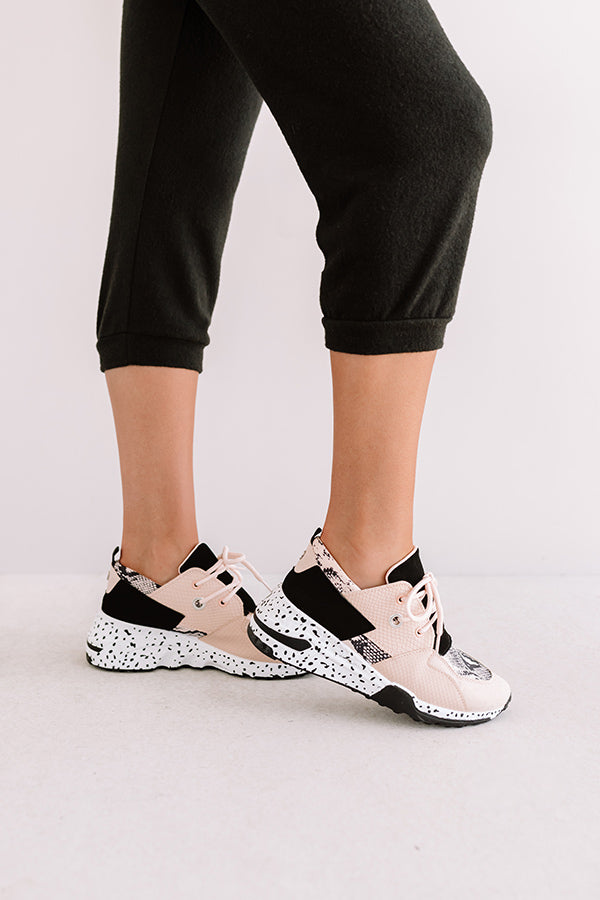 The Atlas Sneaker in Blush Image - 4