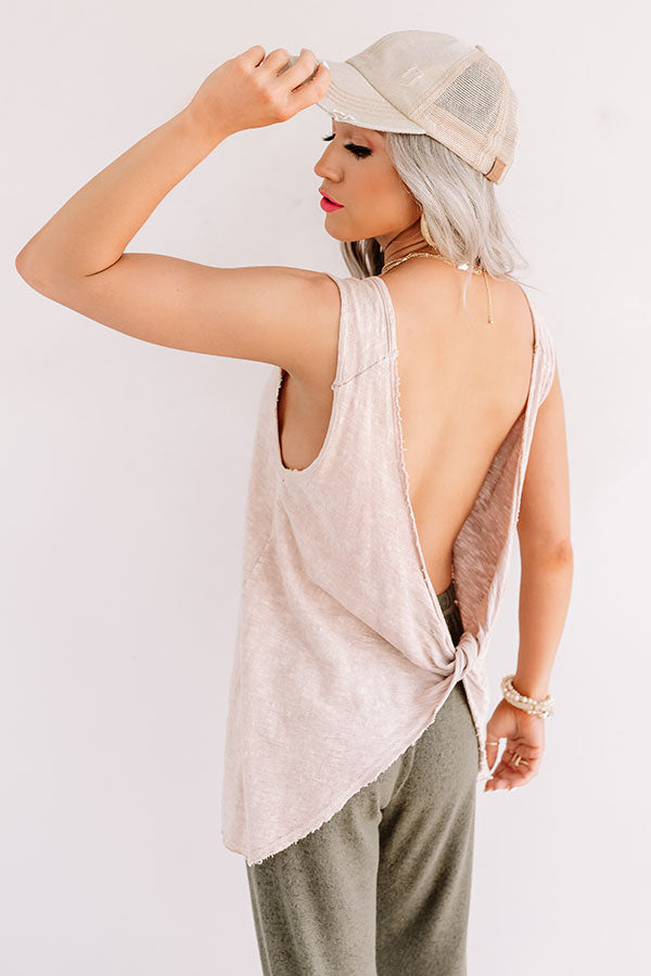 Carefree In Cozumel Top In Dusty Purple Image - 1