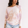Tupelo Honey Tie Dye Shift Top In Lavender Image - 1