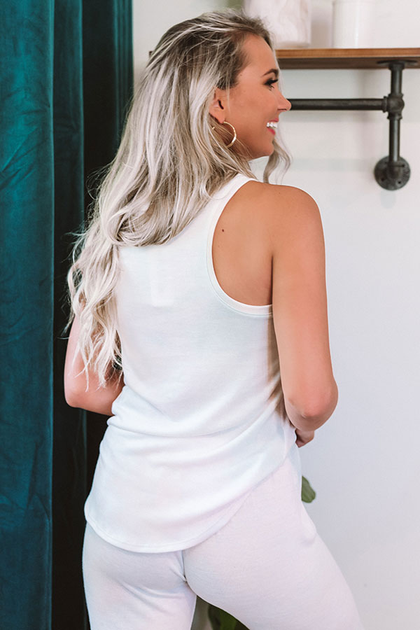 Sleeping In Tie Dye Tank Image - 4