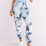 Chill Out Tie Dye Joggers In Navy Image - 1