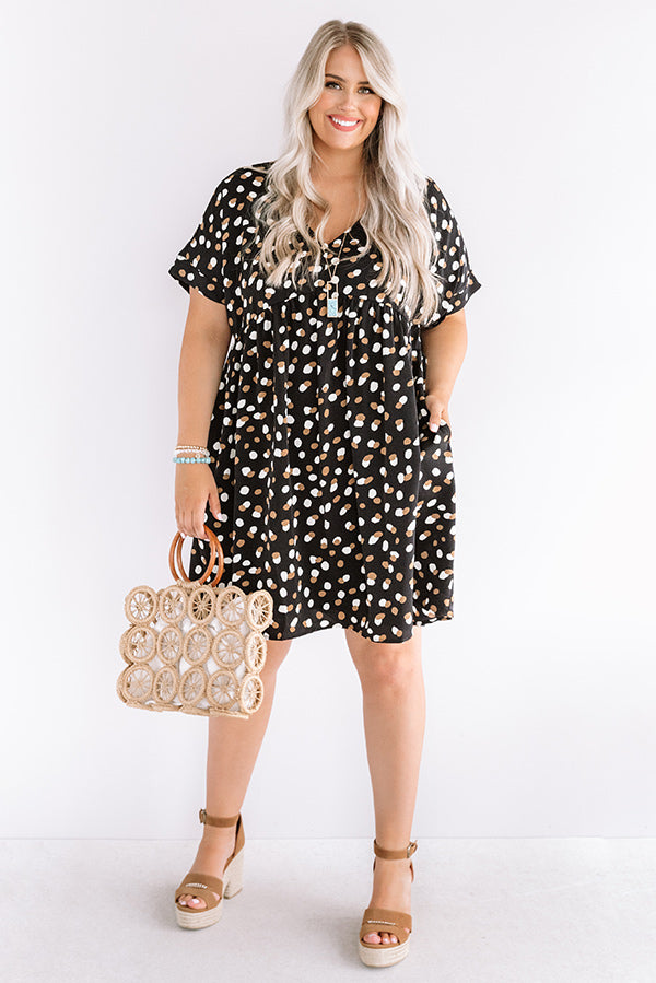 Ready, Set, Rome Babydoll Dress In Black Curves Image - 1