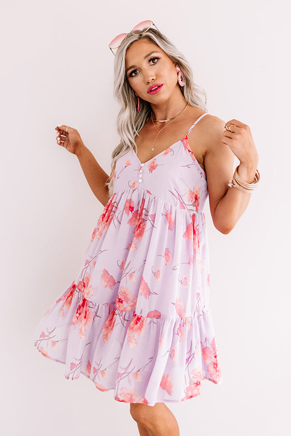Waterfall Romance Floral Babydoll Dress – Impressions Online Boutique
