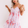 Waterfall Romance Floral Babydoll Dress Image - 1